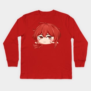 chibi ciluc genshin fanart Kids Long Sleeve T-Shirt